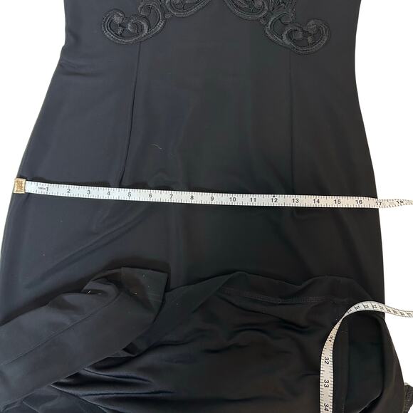 NWT Y2K Gunne Sax Lace Stretch Black Maxi Size 8/10 Whimsigoth Grunge Dark Fairy - Picture 12 of 12